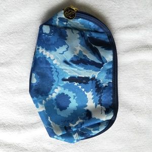 Blue Floral Estee Lauder Makeup Bag